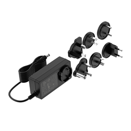 17V 3A 65W Interchangeable Plug Power Adapter